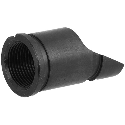 WE Tech AKM Slant PMC Airsoft Rifle Metal Flash Hider - BLACK