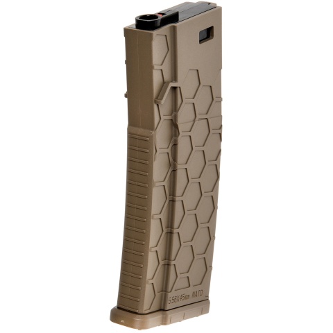 AMA 120 Round Mid Capacity Textured M4 AEG Magazine - DARK EARTH