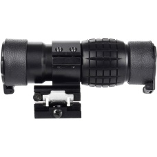 Lancer Tactical 1-3X Adjustable Magnifier w/ Picatinny Mount - BLACK