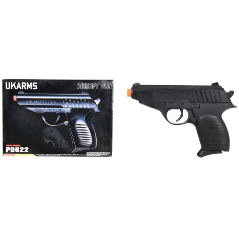 UKARMS P0622 Spring Airsoft Pistol - BLACK