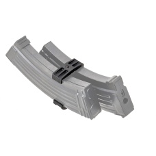 LCT Airsoft AK47 Double Magazine Clip - BLACK