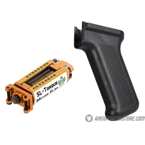 LCT Airsoft SL-Torque Motor w/ Slim Motor Pistol Grip - BLACK