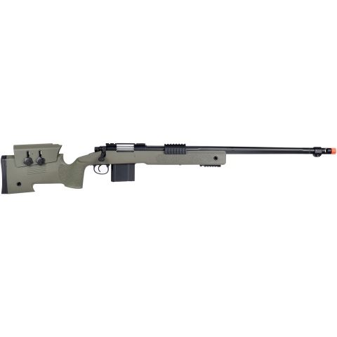 Wellfire MB4416 M40A3 Bolt Action Airsoft Sniper Rifle - OD GREEN