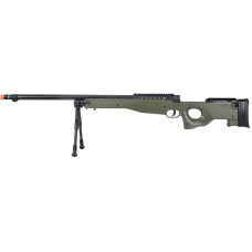 WellFire MB15 L96 Bolt Action Airsoft Sniper Rifle w/ Bipod - OD GREEN