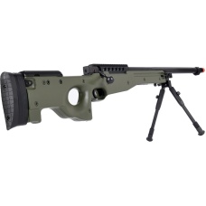 WellFire MB15 L96 Bolt Action Airsoft Sniper Rifle w/ Bipod - OD GREEN