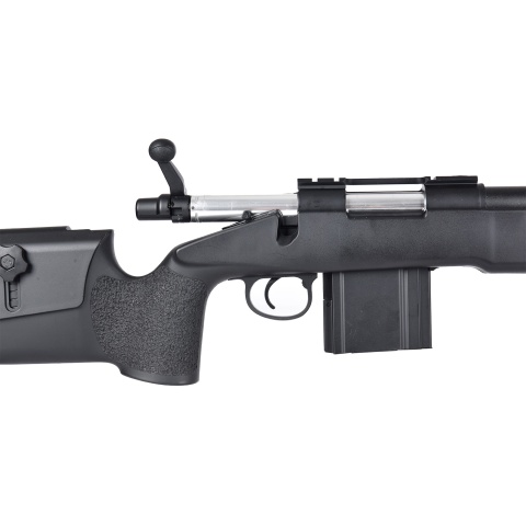 Wellfire MB4416 M40A3 Bolt Action Sniper Rifle w/ Bipod - BLACK