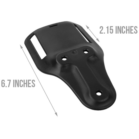 AMA Belt Holster Drop Adapter - BLACK