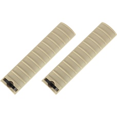 AMA 15-Slot Handguard RIS Rail Cover Panels Set of 2 - TAN