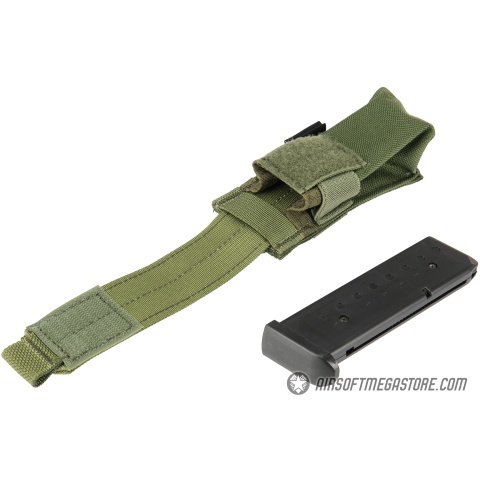 Flyye Industries MOLLE Double 9mm Style Pistol Magazine Pouch - OD