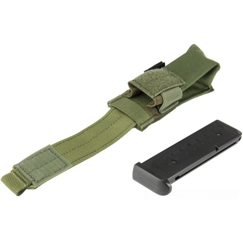 Flyye Industries MOLLE Double 9mm Style Pistol Magazine Pouch - OD