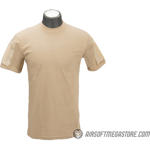 Lancer Tactical Airsoft Ripstop PC T-Shirt [Medium] - COYOTE BROWN