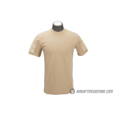 Lancer Tactical Airsoft Ripstop PC T-Shirt [Large] - COYOTE BROWN