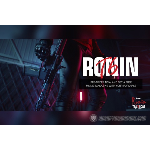 KWA Ronin T6 PDW Airsoft AEG Rifle - BLACK