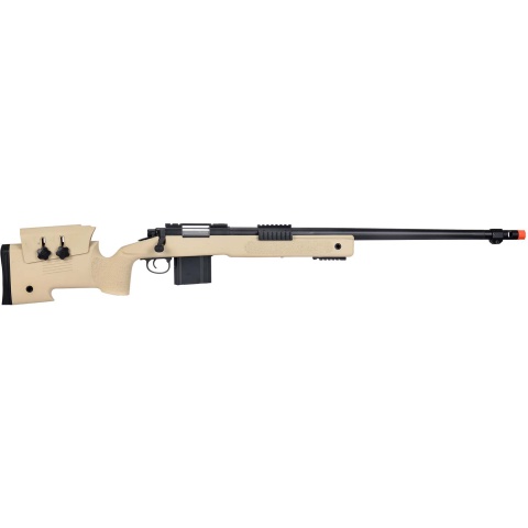 WellFire MB4416 M40A3 Bolt Action Airsoft Sniper Rifle - TAN
