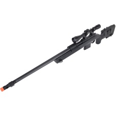 WellFire MB4416 M40A3 Bolt Action Sniper Rifle w/ Scope - BLACK