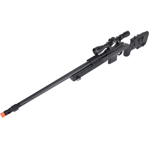 WellFire MB4416 M40A3 Bolt Action Sniper Rifle w/ Scope - BLACK