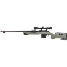 WellFire MB4416 M40A3 Bolt Action Sniper Rifle w/ Scope - OD GREEN