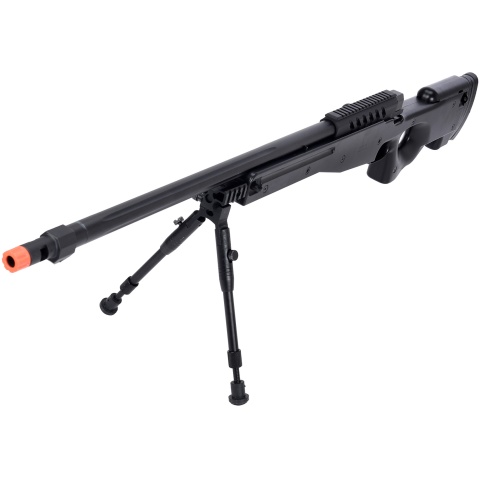 WellFire MB15 L96 Bolt Action Airsoft Sniper Rifle w/ Bipod - BLACK