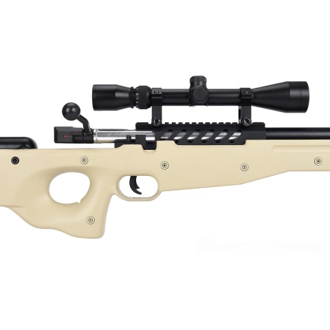WellFire MB15 L96 Bolt Action Airsoft Sniper Rifle w/ Scope - TAN