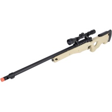 WellFire MB15 L96 Bolt Action Airsoft Sniper Rifle w/ Scope - TAN
