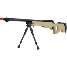 WellFire MB15 L96 Bolt Action Airsoft Sniper Rifle w/ Bipod - TAN