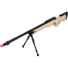 WellFire MB15 L96 Bolt Action Airsoft Sniper Rifle w/ Bipod - TAN