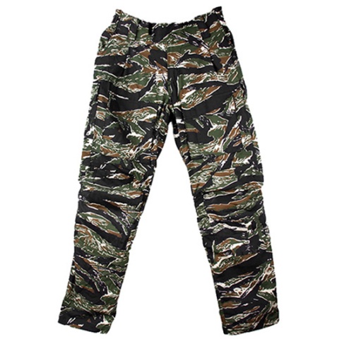 AMA Tactical Combat Elastic Waist Pants [LRG] - ( Blue Tiger Stripe )