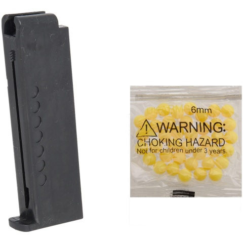 UKARMS M333B Airsoft Spring Pistol - BLACK