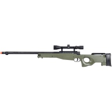 WellFire MB15 L96 Bolt Action Airsoft Sniper Rifle w/ Scope - OD GREEN