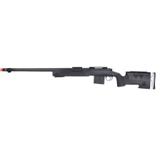 WellFire MB4417 M40A3 Bolt Action Airsoft Sniper Rifle - BLACK