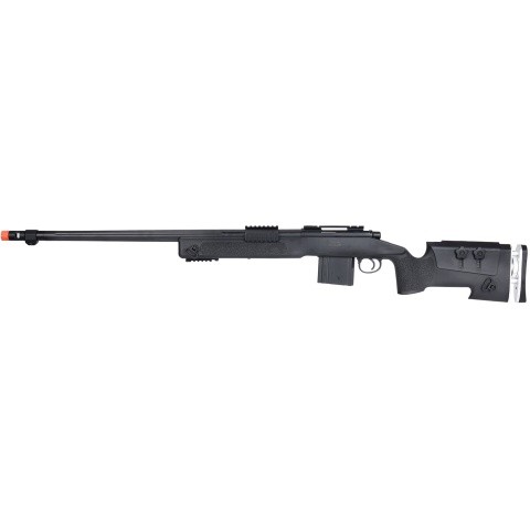 WellFire MB4417 M40A3 Bolt Action Airsoft Sniper Rifle - BLACK