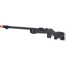 WellFire MB4417 M40A3 Bolt Action Airsoft Sniper Rifle - BLACK