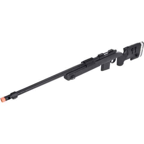 WellFire MB4417 M40A3 Bolt Action Airsoft Sniper Rifle - BLACK