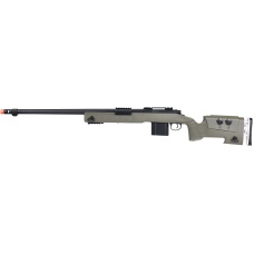 WellFire MB4417 M40A3 Bolt Action Airsoft Sniper Rifle - OD GREEN