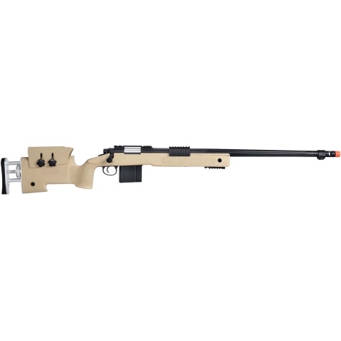 WellFire MB4417 M40A3 Bolt Action Airsoft Sniper Rifle - TAN