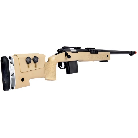 WellFire MB4417 M40A3 Bolt Action Airsoft Sniper Rifle - TAN