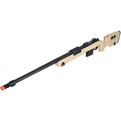 WellFire MB4417 M40A3 Bolt Action Airsoft Sniper Rifle - TAN