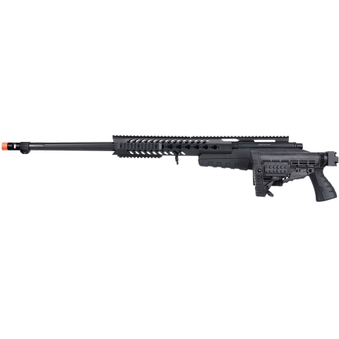 WellFire MB4418-1 Bolt Action Airsoft Sniper Rifle - BLACK