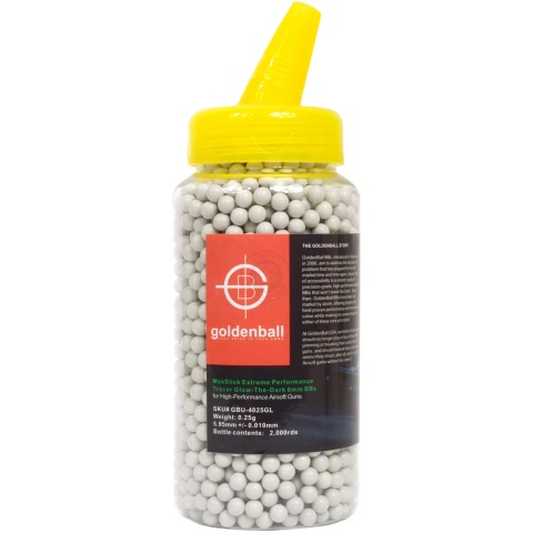 CYBER MONDAY - Golden Ball 2000 Round 0.25g MaxSlick Seamless Tracer BB Bottle