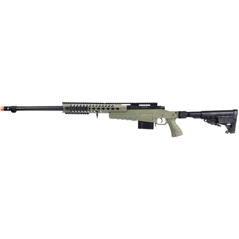 WellFire MB4418-1 Bolt Action Airsoft Sniper Rifle - OD GREEN