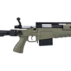 WellFire MB4418-1 Bolt Action Airsoft Sniper Rifle w/ Bipod - OD GREEN