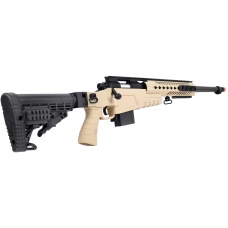 WellFire MB4418-1 Bolt Action Airsoft Sniper Rifle - TAN