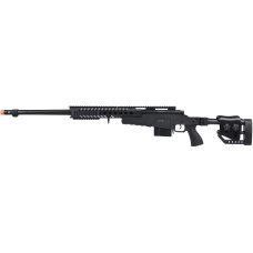 WellFire MB4418-2 Bolt Action Airsoft Sniper Rifle - BLACK