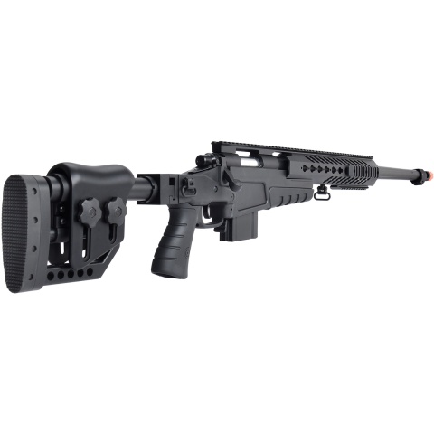 WellFire MB4418-2 Bolt Action Airsoft Sniper Rifle - BLACK