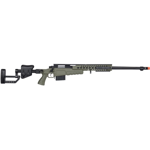 WellFire MB4418-2 Bolt Action Airsoft Sniper Rifle - OD GREEN