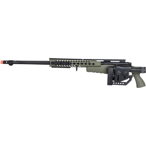 WellFire MB4418-2 Bolt Action Airsoft Sniper Rifle - OD GREEN