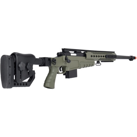 WellFire MB4418-2 Bolt Action Airsoft Sniper Rifle - OD GREEN