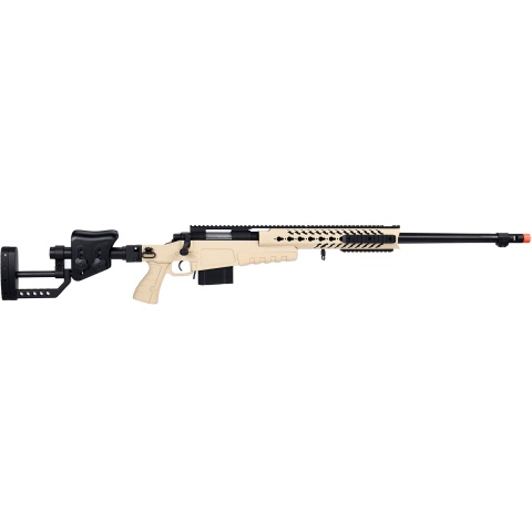WellFire MB4418-2 Bolt Action Airsoft Sniper Rifle - TAN