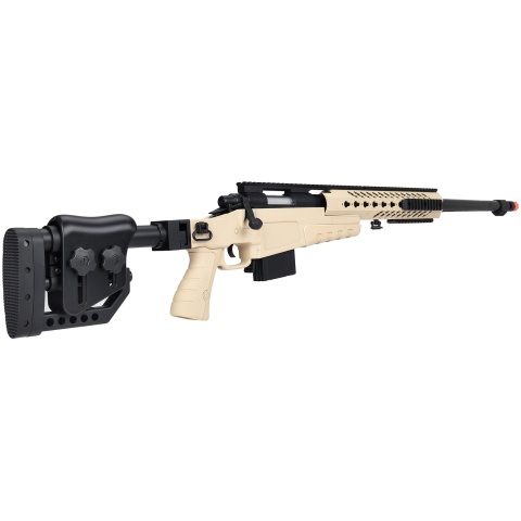 WellFire MB4418-2 Bolt Action Airsoft Sniper Rifle - TAN