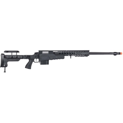 WellFire MB4418-3 Bolt Action Airsoft Sniper Rifle - BLACK